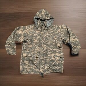 US Military Parka Cold Weather Camouflage Gore-Tex Medium Short